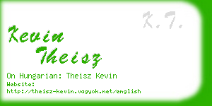 kevin theisz business card